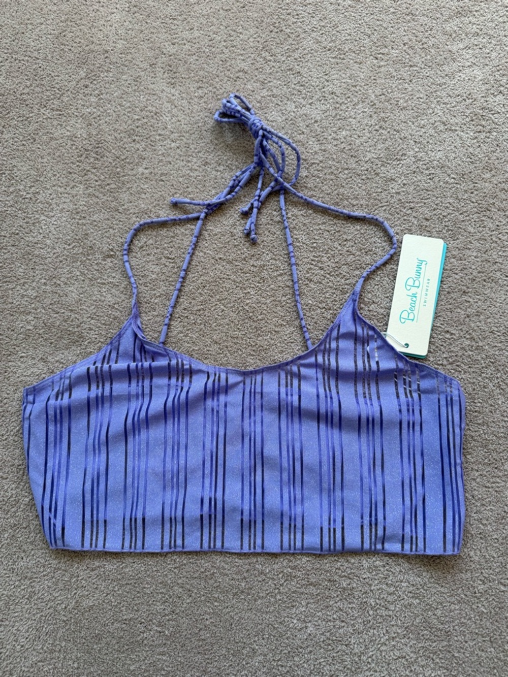 NEW - Beach Bunny - ANNIKA Cami Tank Cover-up - LAVENDER